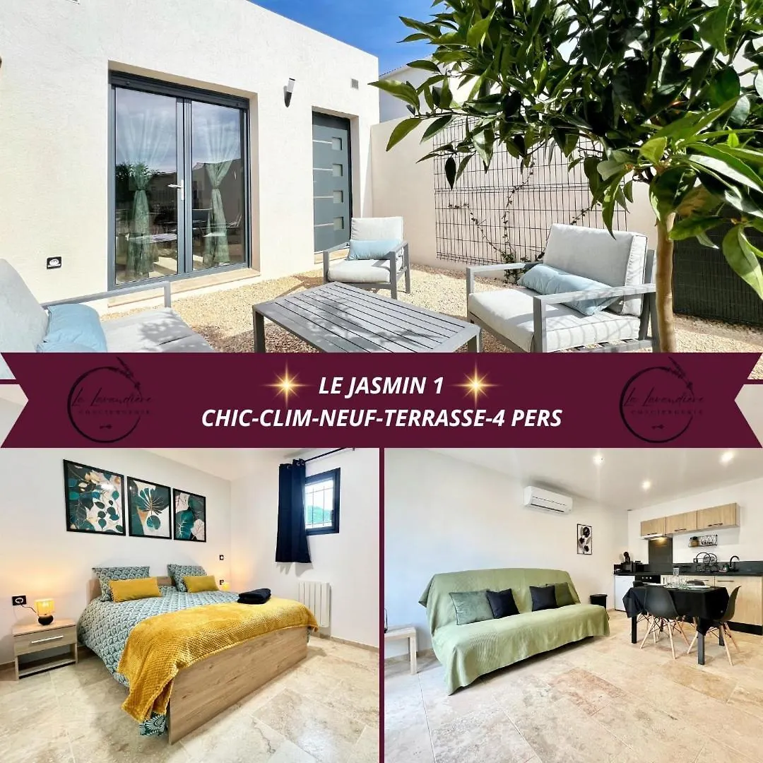 Le Jasmin 1 - Chic, Clim, Terrasse, Neuf, 4 Personnes Apartment Fos-sur-Mer